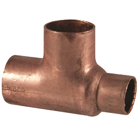 Nibco 3/4 in. x 1/2 in. x 3/4 in. Copper Pressure Cup x Cup x Cup Reducing Tee Fitting I611RR341234